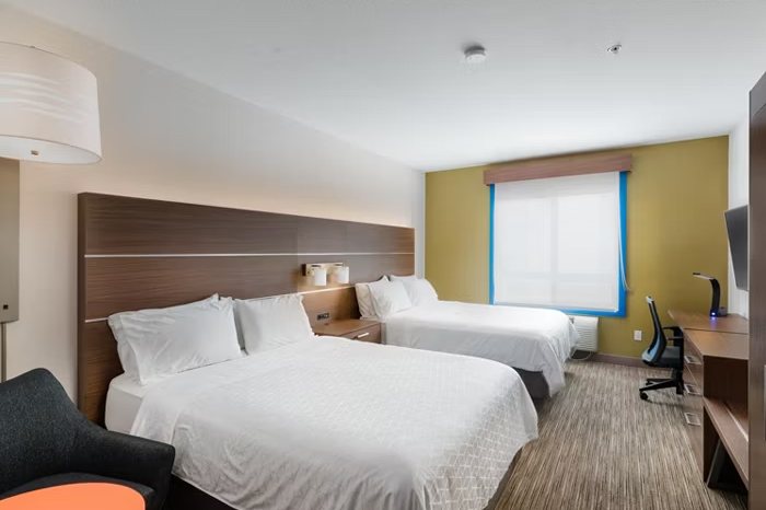 Two queen bed standard room at Holiday Inn Express Grande Prairie